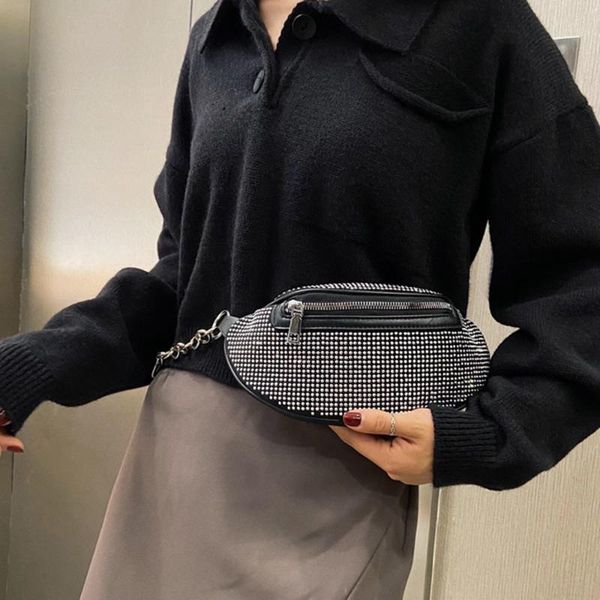 fashion women waist bags diamonds ladies fanny pack chest bag banana rhinestone chain crossbody shoulder
fashion women waist bags diamonds ladies fanny pack chest bag banana rhinestone chain crossbody shoulder