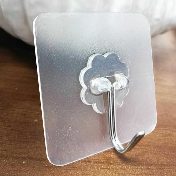 strong metal hook transparent adhive tracels super paste self- hole kitchen bathroom door
strong metal hook transparent adhive tracels super paste self- hole kitchen bathroom door