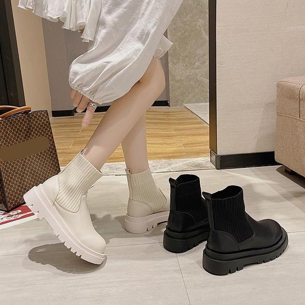 boots women 2021 white shoes flat heel clogs platform round toe lolita high ankle summer rubber ladies autumn, Black
boots women 2021 white shoes flat heel clogs platform round toe lolita high ankle summer rubber ladies autumn, Black