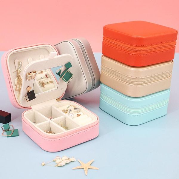 jewelry pouches, bags 2021 mirrored zippered box earring ring storage case display holder women girls gift, Pink;blue
jewelry pouches, bags 2021 mirrored zippered box earring ring storage case display holder women girls gift, Pink;blue