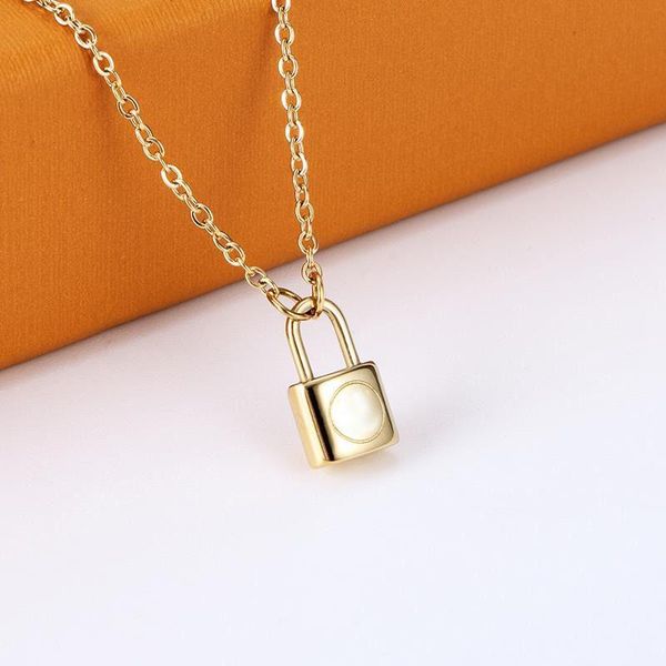pendant necklaces classic design 316l titanium steel lock head necklace for women men girls colliers inscription collares fashion jewelry, Silver
pendant necklaces classic design 316l titanium steel lock head necklace for women men girls colliers inscription collares fashion jewelry, Silver