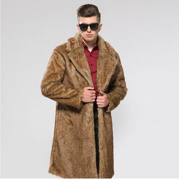 men's fur & faux s-6xl european and american winter clothes imitation mink overcoat long trench coat male, Black
men's fur & faux s-6xl european and american winter clothes imitation mink overcoat long trench coat male, Black
