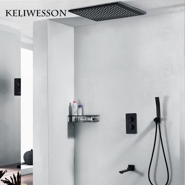 thermostatic black rainfall shower set 20 inch faucets ceiling head 50cm big showers sliding systems bathroom sets
thermostatic black rainfall shower set 20 inch faucets ceiling head 50cm big showers sliding systems bathroom sets