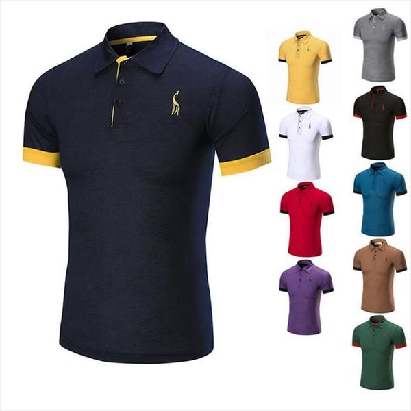 dropshipping 14 colors brand mens polo quality cotton embroidery giraffe shirt casual patchwork male clothing, White;black
dropshipping 14 colors brand mens polo quality cotton embroidery giraffe shirt casual patchwork male clothing, White;black
