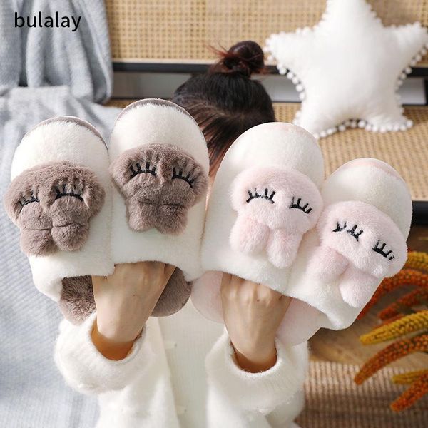 cotton slippers female autumn and winter korean students cute tide thick bottom warm home indoor confinement fur male, Black
cotton slippers female autumn and winter korean students cute tide thick bottom warm home indoor confinement fur male, Black