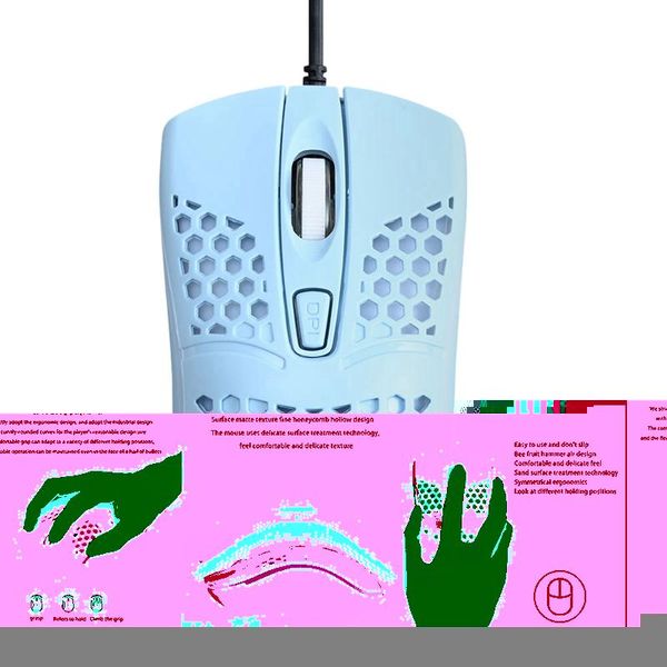gaming mouse, usb wired luminous hollow hole mouse for computer office, game learning mice
gaming mouse, usb wired luminous hollow hole mouse for computer office, game learning mice