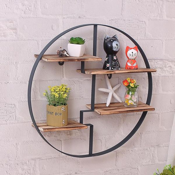 hooks & rails room organizer simple modern creative round iron art storage bogu rack, retro solid wood wall partition rack shelf
hooks & rails room organizer simple modern creative round iron art storage bogu rack, retro solid wood wall partition rack shelf