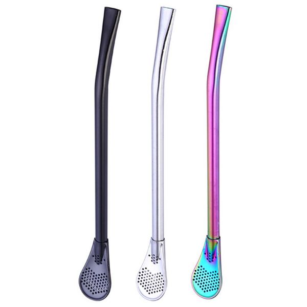 drinking straws 2 in 1 stainless steel straw spoon mate multifunctional nontoxic strainer for bar accessories #30
drinking straws 2 in 1 stainless steel straw spoon mate multifunctional nontoxic strainer for bar accessories #30