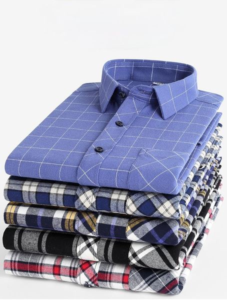 men's casual shirts 2021 spring and autumn business plus size long-sleeved shirt fashion loose check oversize8x, White;black
men's casual shirts 2021 spring and autumn business plus size long-sleeved shirt fashion loose check oversize8x, White;black