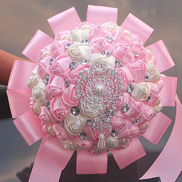 wedding flowers satin ribbon bridal bouquets diamond pearls artificial flower rhinestones sweet 15 quinceanera w1726
wedding flowers satin ribbon bridal bouquets diamond pearls artificial flower rhinestones sweet 15 quinceanera w1726