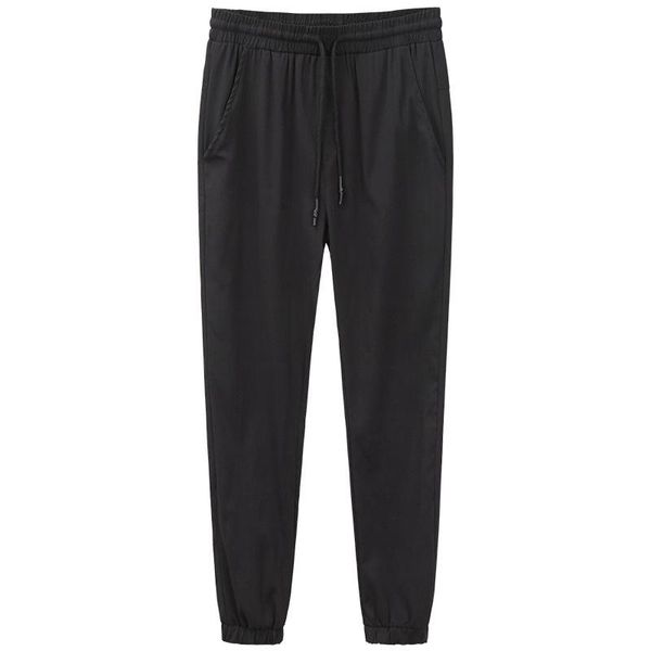 autumn style casual pants men's wear capri beam leg korean-style sports slim fit, Black
autumn style casual pants men's wear capri beam leg korean-style sports slim fit, Black