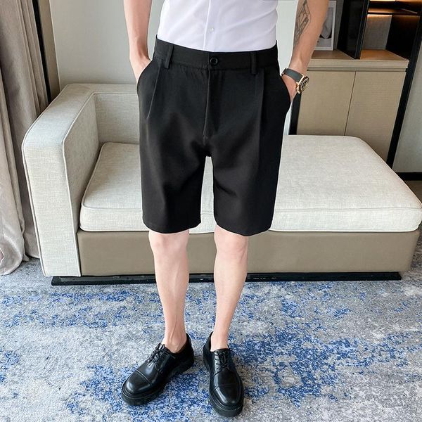 men's shorts design korean style 2021 summer short suit pants black beige clothing solid thin regular fit man, White;black
men's shorts design korean style 2021 summer short suit pants black beige clothing solid thin regular fit man, White;black