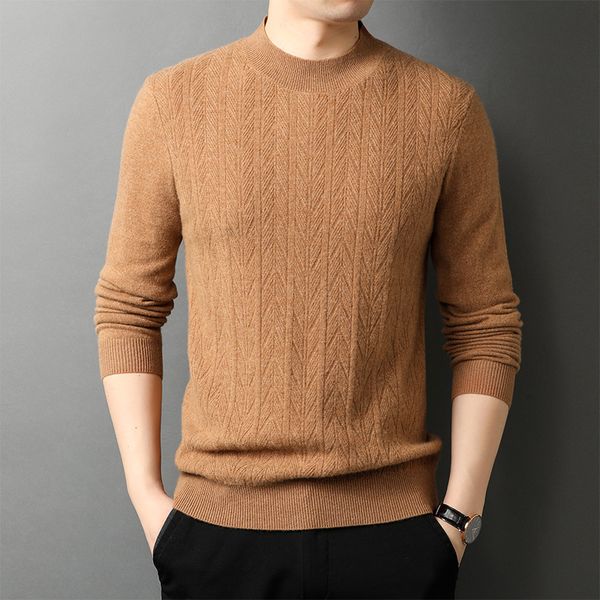 autumn and winter half high neck sweaters men solid color stripes knitted bottoming shirt zde2644, White;black
autumn and winter half high neck sweaters men solid color stripes knitted bottoming shirt zde2644, White;black