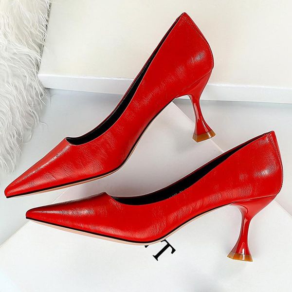 dress shoes 2021 women 7cm high heels pumps pointed toe luxury elegant kitten low scarpins lady prom stiletto red fashion office, Black
dress shoes 2021 women 7cm high heels pumps pointed toe luxury elegant kitten low scarpins lady prom stiletto red fashion office, Black