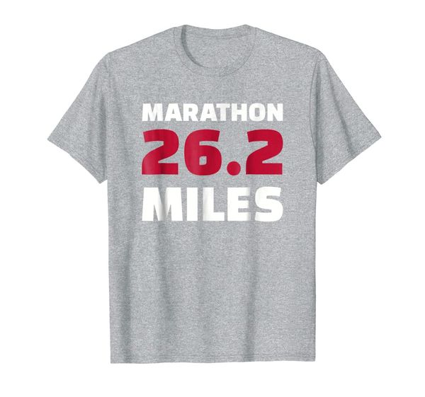 marathon 26.2 miles t-shirt, White;black
marathon 26.2 miles t-shirt, White;black