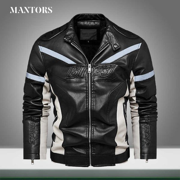 men pu leather jacket reflective strip warm fleece mens motorcycle jackets zipper fashion windbreaker outwear coats 211009, Black
men pu leather jacket reflective strip warm fleece mens motorcycle jackets zipper fashion windbreaker outwear coats 211009, Black