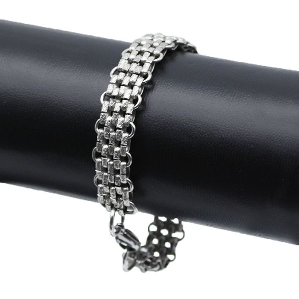 and korean style neutral cold wind simple stainless woven thick chain men's titanium steel hip hop personalized bracelet, Black
and korean style neutral cold wind simple stainless woven thick chain men's titanium steel hip hop personalized bracelet, Black