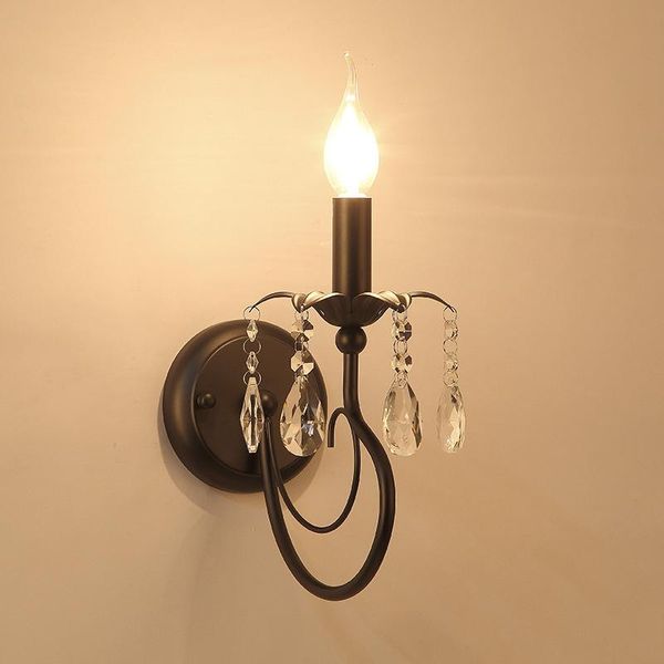 wall lamp american country wrought iron retro european style living room bedroom bedside aisle creative personality crystal
wall lamp american country wrought iron retro european style living room bedroom bedside aisle creative personality crystal
