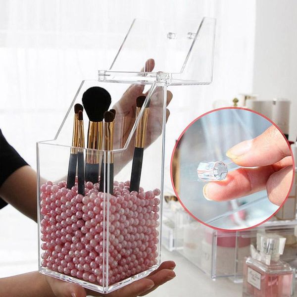 storage boxes & bins acrylic makeup brush box with lid transparent holder beans women organizer rack
storage boxes & bins acrylic makeup brush box with lid transparent holder beans women organizer rack
