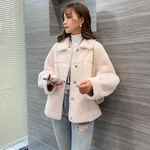 women's fur & faux 2021 women autumn winter genuine lamb coats female short sheep shearing jackets ladies solid color warm outwear a09, Black
women's fur & faux 2021 women autumn winter genuine lamb coats female short sheep shearing jackets ladies solid color warm outwear a09, Black