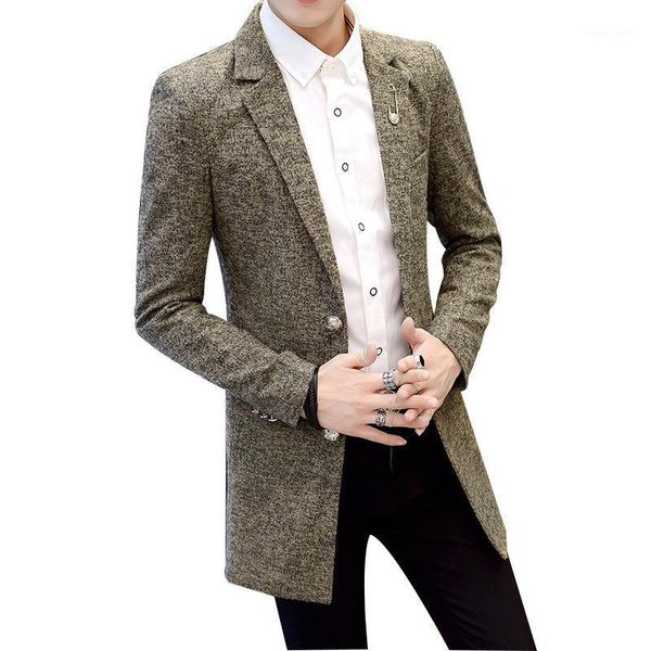 slim casual mens business fit long blazer jacket for men spring autumn masculine homme trench coat men's coats, Tan;black
slim casual mens business fit long blazer jacket for men spring autumn masculine homme trench coat men's coats, Tan;black