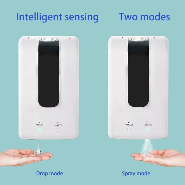 in 1 hand disinfection machine automatic touchless 1500ml capacity drip & spray sanitizer dispenser soap liquid
in 1 hand disinfection machine automatic touchless 1500ml capacity drip & spray sanitizer dispenser soap liquid