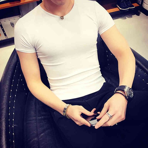 men's hoodies & sweatshirts solid slim fit tee shirt homme casual simple round collar short sleeve fitness t-shirts men clothing p, Black
men's hoodies & sweatshirts solid slim fit tee shirt homme casual simple round collar short sleeve fitness t-shirts men clothing p, Black