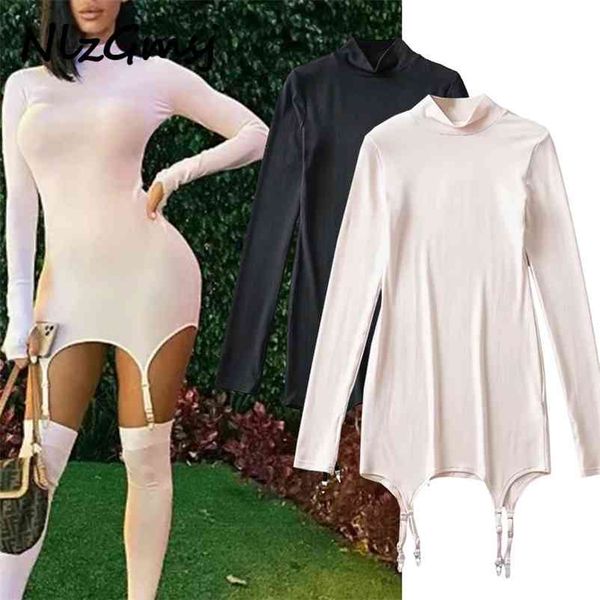 dres summer spring turtleneck bandage mini dresses autumn white skinny stretchy party vestidos 210628, Black;gray
dres summer spring turtleneck bandage mini dresses autumn white skinny stretchy party vestidos 210628, Black;gray