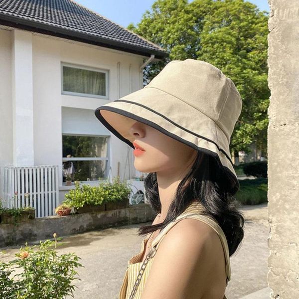 wide brim hats summer stripped bucket cap for women spring fishing japanese outdoor 2021 gift ladies hat sports sunhat wholesale f8a9, Blue;gray
wide brim hats summer stripped bucket cap for women spring fishing japanese outdoor 2021 gift ladies hat sports sunhat wholesale f8a9, Blue;gray