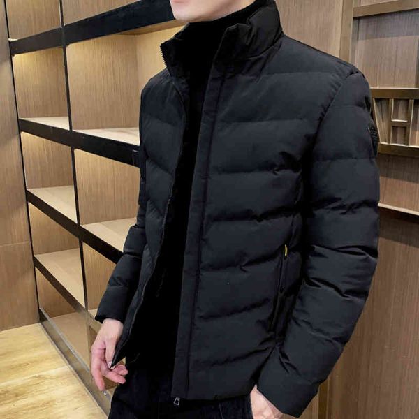 men's 2021 new winter korean version brand stand collar down cloth short fashion handsome cotton padded, Black
men's 2021 new winter korean version brand stand collar down cloth short fashion handsome cotton padded, Black