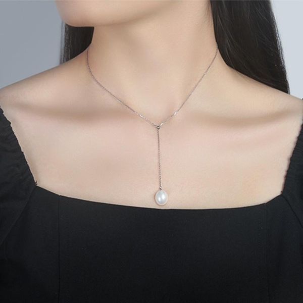 pendant necklaces 2021 baroque pearl drop imitation minimalist nelace choker sier color ae chain collier femme, Silver
pendant necklaces 2021 baroque pearl drop imitation minimalist nelace choker sier color ae chain collier femme, Silver