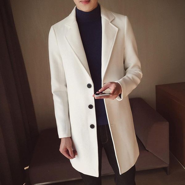 men's trench coats 2021 autumn winter men's woolen male slim long jacket fashion boutique solid coat plus size, Tan;black
men's trench coats 2021 autumn winter men's woolen male slim long jacket fashion boutique solid coat plus size, Tan;black