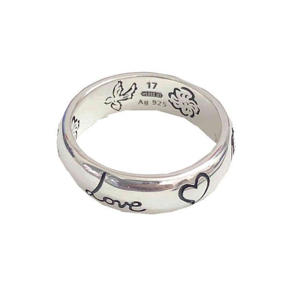 the jewel online 925 blind for love fearless narrow ring couple women's doubles flower bird, Silver
the jewel online 925 blind for love fearless narrow ring couple women's doubles flower bird, Silver