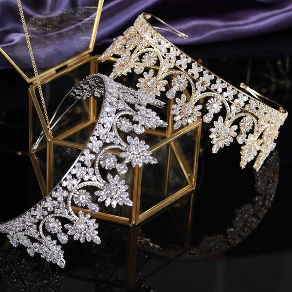 other luxury european full cubic zirconia royal queen crowns wedding bridal tiaras cz pageant headpieces party prom hair accessories, Golden;white
other luxury european full cubic zirconia royal queen crowns wedding bridal tiaras cz pageant headpieces party prom hair accessories, Golden;white
