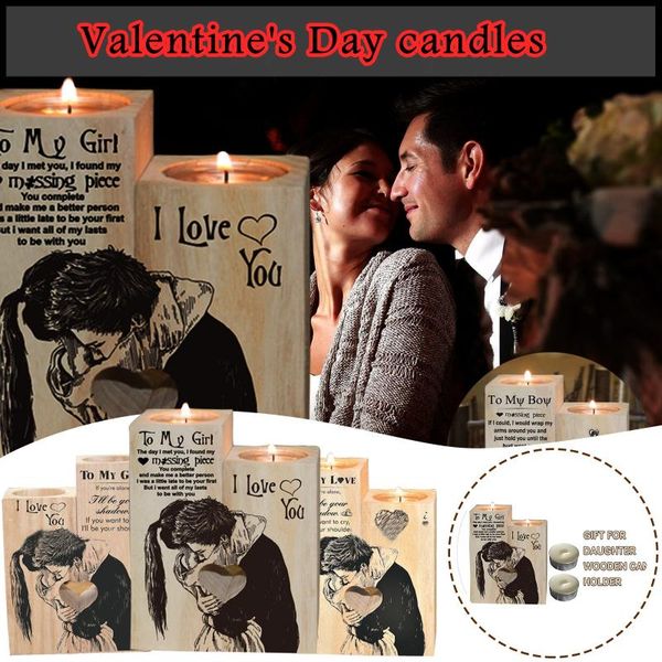 to my girl 2pcs/set heart-shaped craft wooden candle holder candlestick shelf valentine's day decoration gift candlesticks home candles
to my girl 2pcs/set heart-shaped craft wooden candle holder candlestick shelf valentine's day decoration gift candlesticks home candles