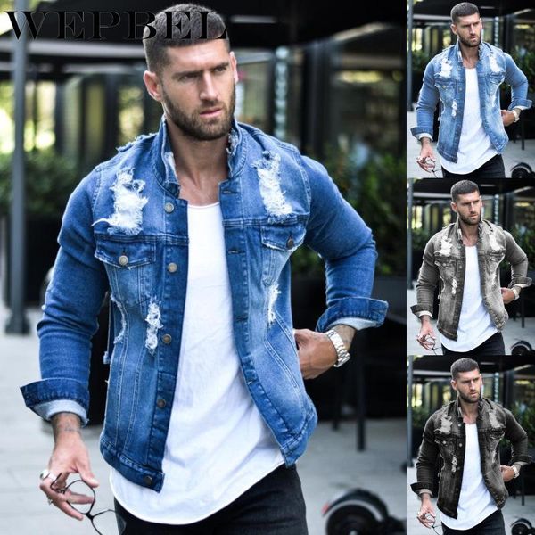 mandylandy women spring autumn vintage hole denim short coat lady ripped punk motor long sleeve lapel collar slim fit jacket men's jack, Black;brown
mandylandy women spring autumn vintage hole denim short coat lady ripped punk motor long sleeve lapel collar slim fit jacket men's jack, Black;brown
