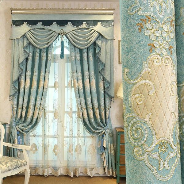 curtain & drapes european-style curtains for living dining room bedroom atmospheric high-end embroidered shading hall luxury
curtain & drapes european-style curtains for living dining room bedroom atmospheric high-end embroidered shading hall luxury