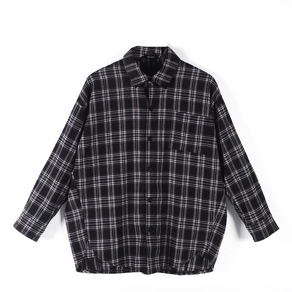 godlikeu spring autumn cotton plaid shirt mens fashion vintage casual streetwear korean loose long sleeve top, White;black
godlikeu spring autumn cotton plaid shirt mens fashion vintage casual streetwear korean loose long sleeve top, White;black