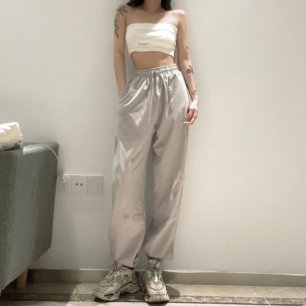 sylcue summer hip hop style women pants personality versatile sports leisure trousers womens high waist show thin elastic chalaza, Black;white
sylcue summer hip hop style women pants personality versatile sports leisure trousers womens high waist show thin elastic chalaza, Black;white