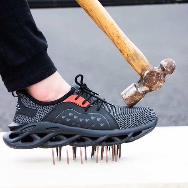 boots s3 level men's steel toe work safety shoes casual breathable outdoor sneakers puncture proof comfortable zapatillas hombre, Black
boots s3 level men's steel toe work safety shoes casual breathable outdoor sneakers puncture proof comfortable zapatillas hombre, Black