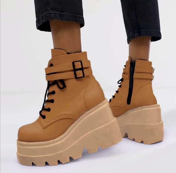 boots double buckle platform ms motorcycle sale autumn /winter women 2021 round toe thick bottom short, Black
boots double buckle platform ms motorcycle sale autumn /winter women 2021 round toe thick bottom short, Black