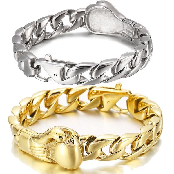 charm bracelets fashion 15mm 8.66inch boxing boxer glove bracelet chain high polished curb link 316 stainless steel for men, Golden;silver
charm bracelets fashion 15mm 8.66inch boxing boxer glove bracelet chain high polished curb link 316 stainless steel for men, Golden;silver