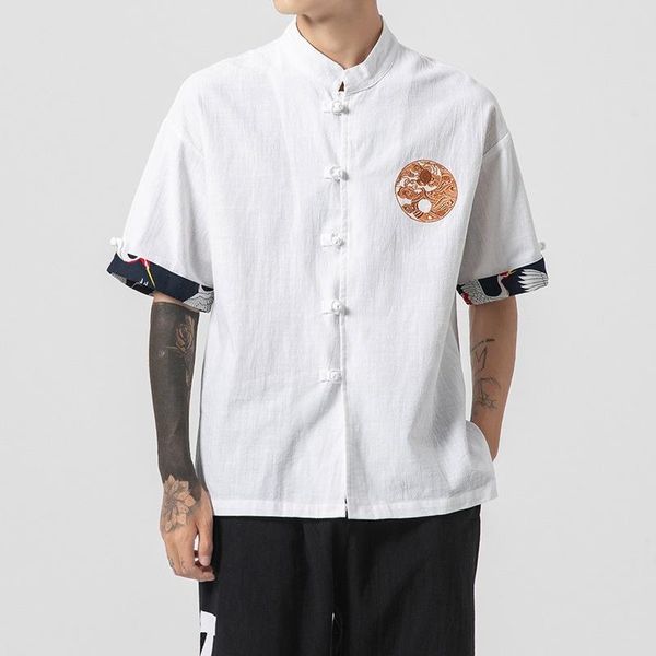 summer casual tang suit shirt men chinese style cotton linen half sleeve traditional clothing kk3474 ethnic, Red
summer casual tang suit shirt men chinese style cotton linen half sleeve traditional clothing kk3474 ethnic, Red