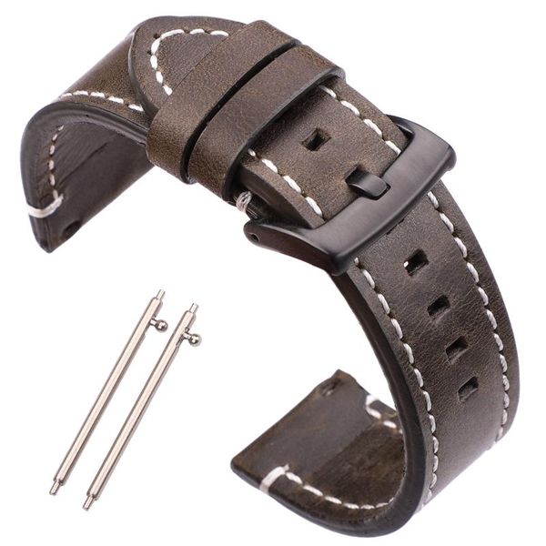 watch bands watchbands oil wax genuine leather strap 7 colors women men cowhide band 18mm 20mm 22mm 24mm accessories, Black;brown
watch bands watchbands oil wax genuine leather strap 7 colors women men cowhide band 18mm 20mm 22mm 24mm accessories, Black;brown