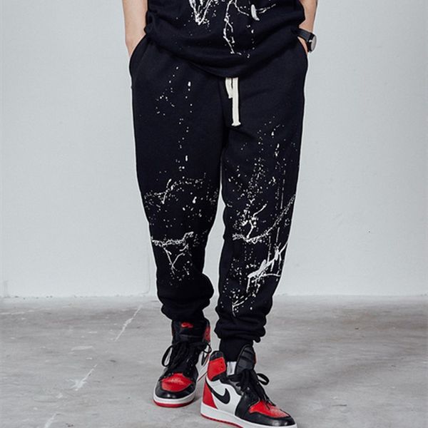 pants trousers 2021 brand ink splashing printing black sweater casual leggings men's and women's sports jet trend
pants trousers 2021 brand ink splashing printing black sweater casual leggings men's and women's sports jet trend