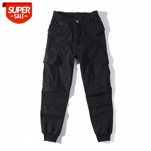 men's japanese military style thick woolen trousers solid color multi-pocket casual pants #no7v, Black
men's japanese military style thick woolen trousers solid color multi-pocket casual pants #no7v, Black