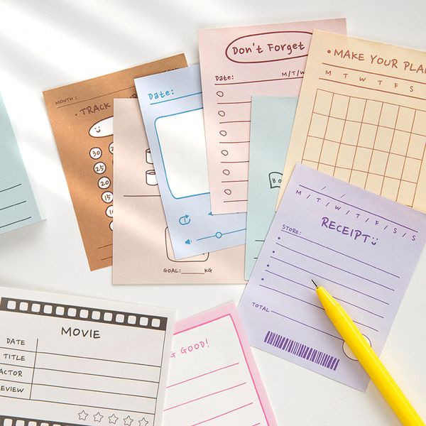 50 sheets/pack daily planner pad memo pad planner diary notebook diy school office supplies
50 sheets/pack daily planner pad memo pad planner diary notebook diy school office supplies