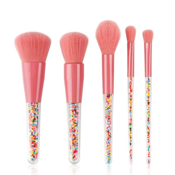5pcs/set candy makeup brushes powder brush blush foundation face eye lip eyeshadow cute cosmetics theme beauty tools 
5pcs/set candy makeup brushes powder brush blush foundation face eye lip eyeshadow cute cosmetics theme beauty tools