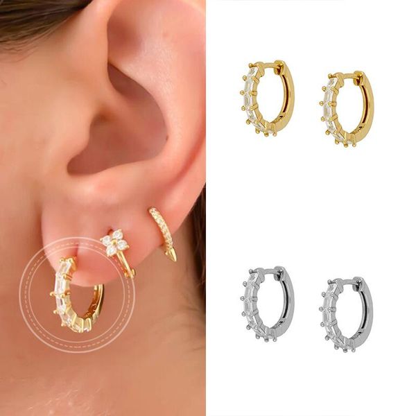 hoop & huggie 925 sterling silver earrings for women 18k gold plated black/white/green zirconia statement jewelry aros, Golden;silver
hoop & huggie 925 sterling silver earrings for women 18k gold plated black/white/green zirconia statement jewelry aros, Golden;silver