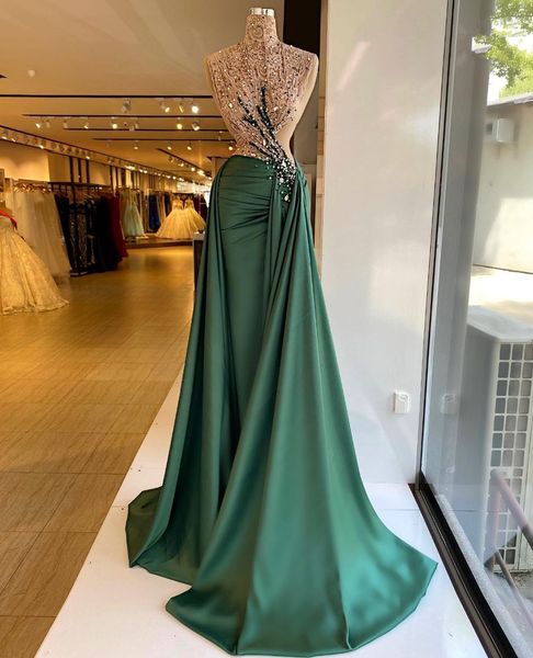 high neck lace evening dress sequins overskirt ruched satin prom gowns custom made beading vestido de novia, Black;red
high neck lace evening dress sequins overskirt ruched satin prom gowns custom made beading vestido de novia, Black;red